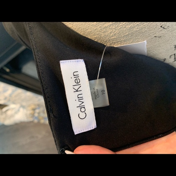 Calvin Klein dress with rose gold embellishments. - Picture 2 of 3